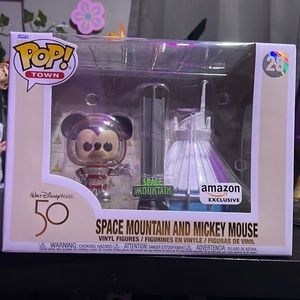 Walt Disney World 50th anniversary space mountain and mickey mouse funk pop